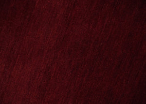 4x6 Solid Red Wool Hand Woven Southwestern Gabbeh Rug