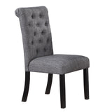 5 Piece Dining Table Set with 4 Side Chairs, Tufted upholstered - Pier 1