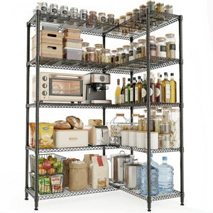 5 Tiers Adjustable Heavy Duty Metal Storage Shelves