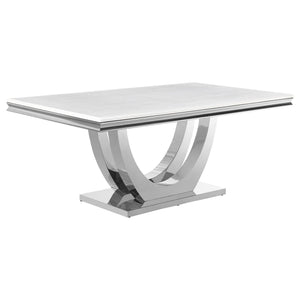 Kerw - 7 Piece Rectangular Dining Table Set - Gray
