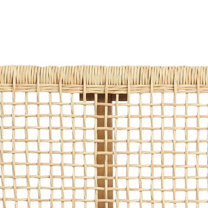 Angie - Bench Outdoor Seating Acacia Wood Faux Rattan - Teak