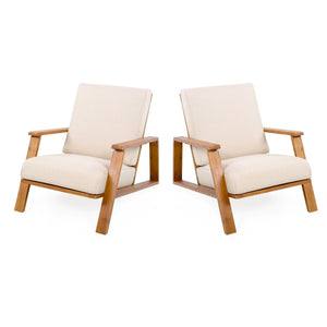 Outdoor Patio Lounge Chair (Set of 2)
