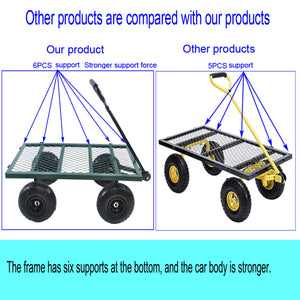 Wagon Cart Garden Cart Trucks in Green
