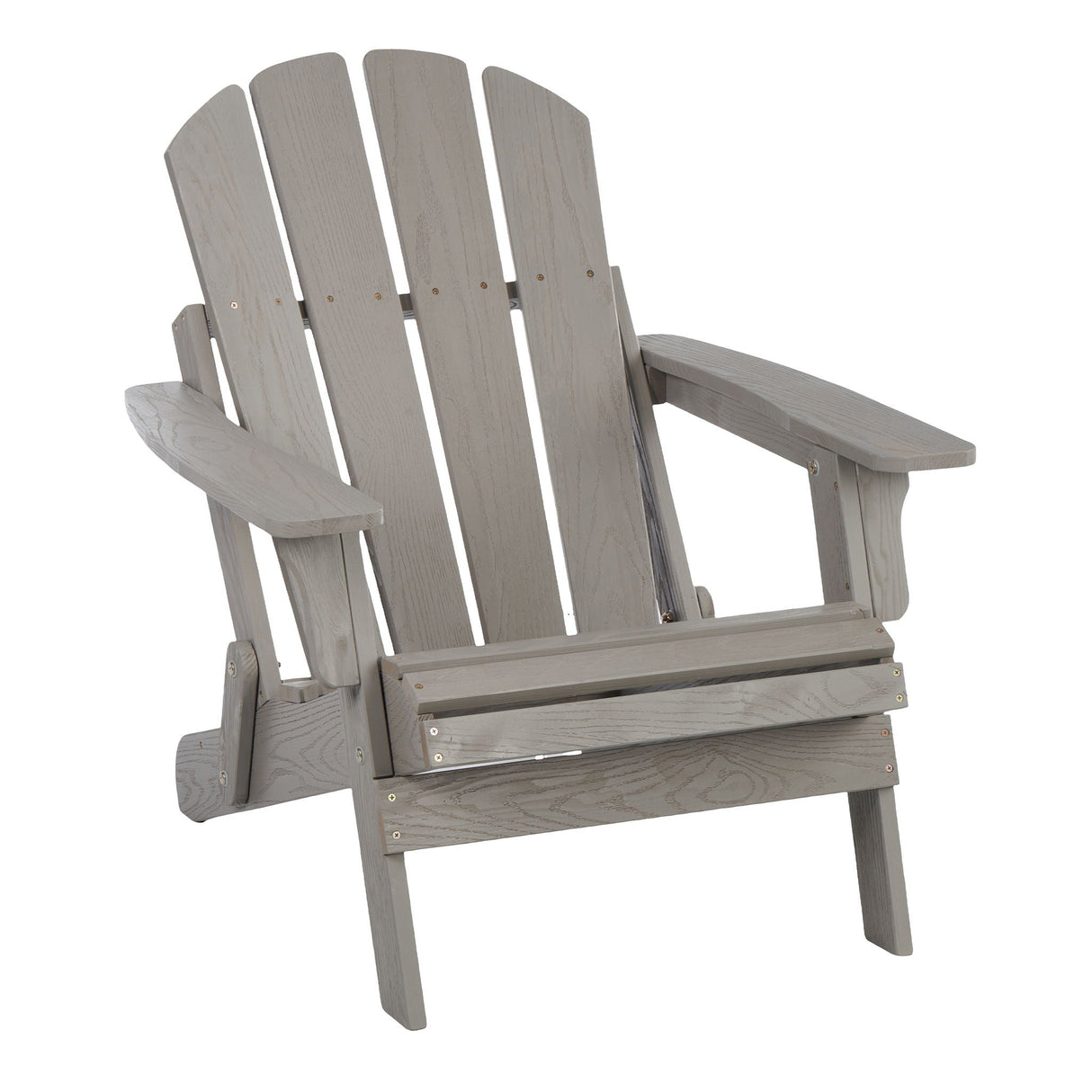 Oversize Outdoor Folding Adirondack Chair - Gray