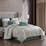 Marana 9 Pc Medallion Jacquard Comforter Set