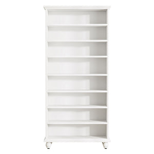 8 Tier Led Illuminated Shoe Cabinet With Adjustable Shelves, Storage Rack For 26 Pairs - White