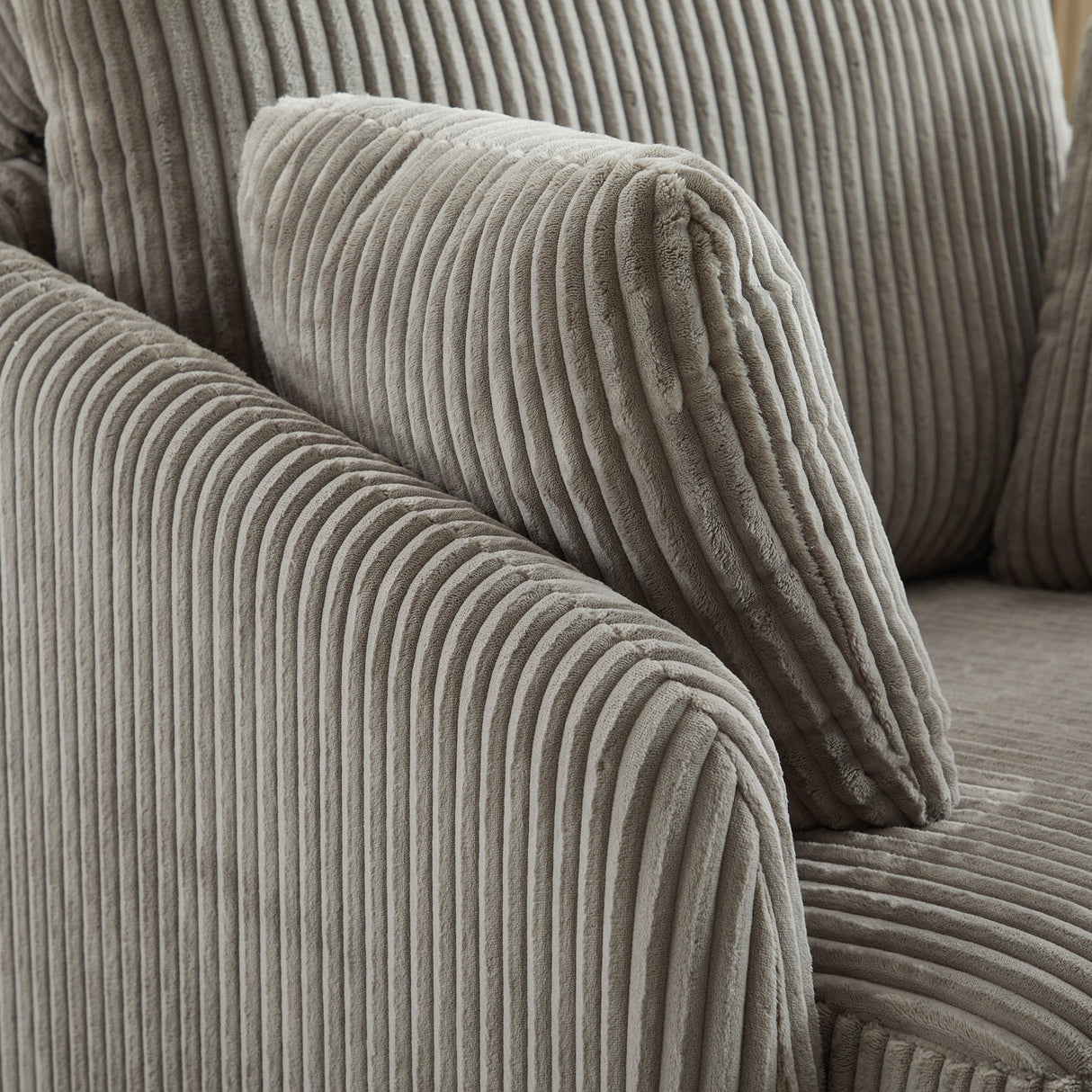 40.55"W Swivel Accent Chair with 2 Throw Pillows