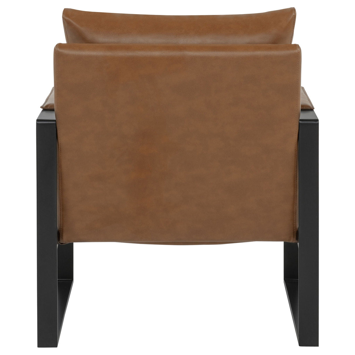 Rosalind Upholstered Track Arm Accent Chair Brown
