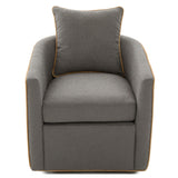 Swivel Accent Chair with Rotating Base for Living Room