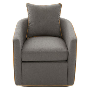 Swivel Accent Chair with Rotating Base for Living Room