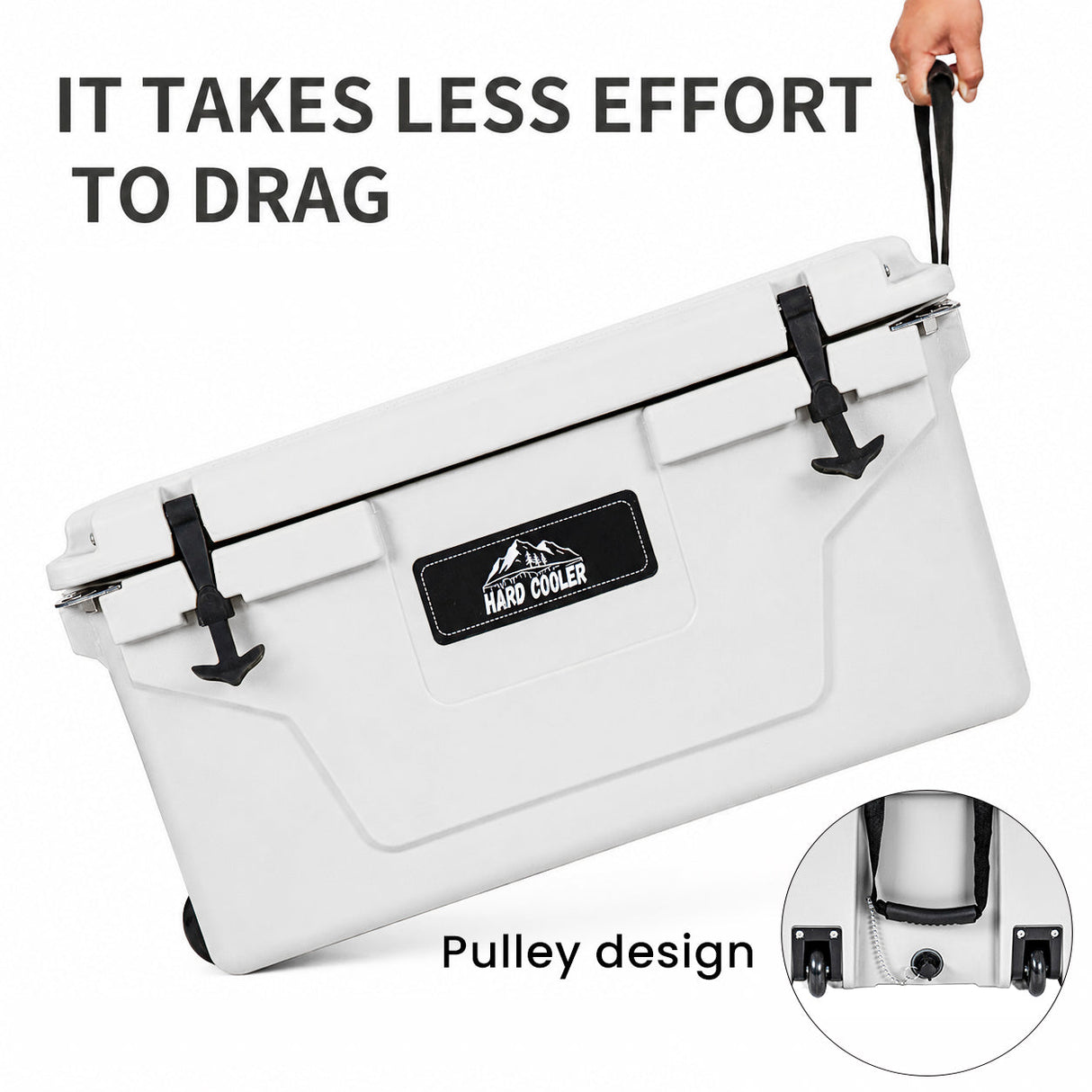 65QT Portable Insulated Cooler Box