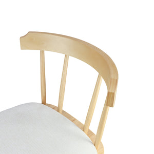 Olivia Indoor Wooden Upholstered Counter Stool