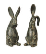 Floppy-Eared-Rabbit-Statue-(Set-of-2)-Sculptures-&-Statues