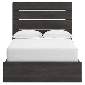 Hollivern - Panel Bed With Storage