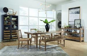 Lindon - Arm Bench With Low Back - Light Brown