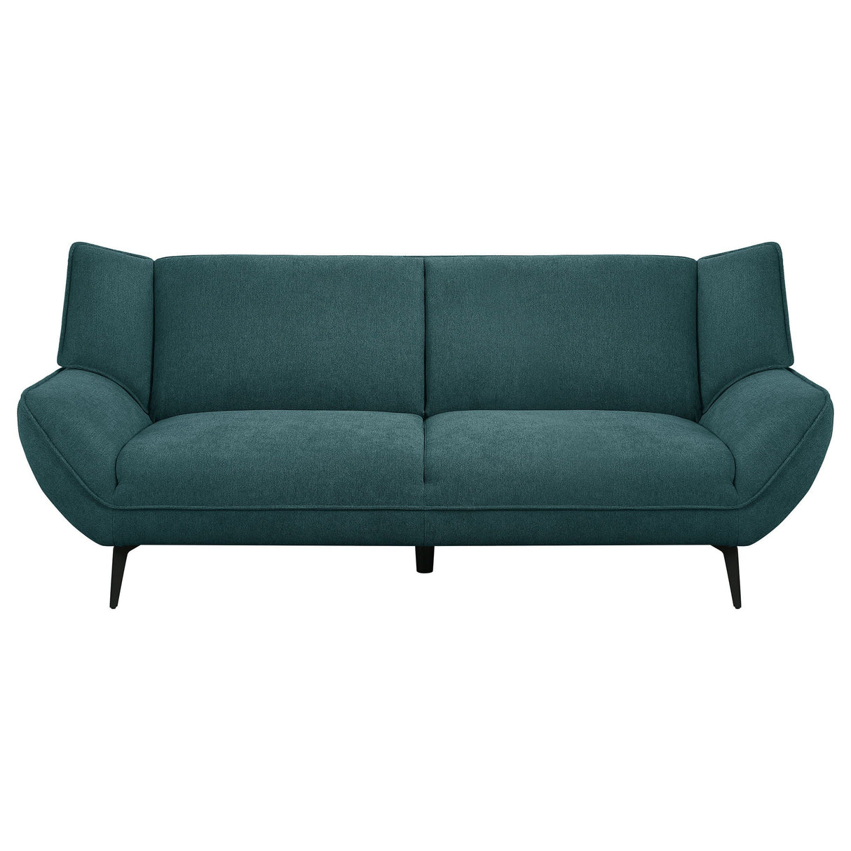 Logan - Flared Arm Sofa Sofa - Teal Blue