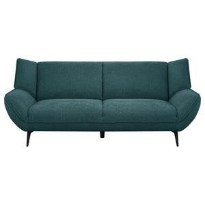 Logan - Flared Arm Sofa Sofa - Teal Blue