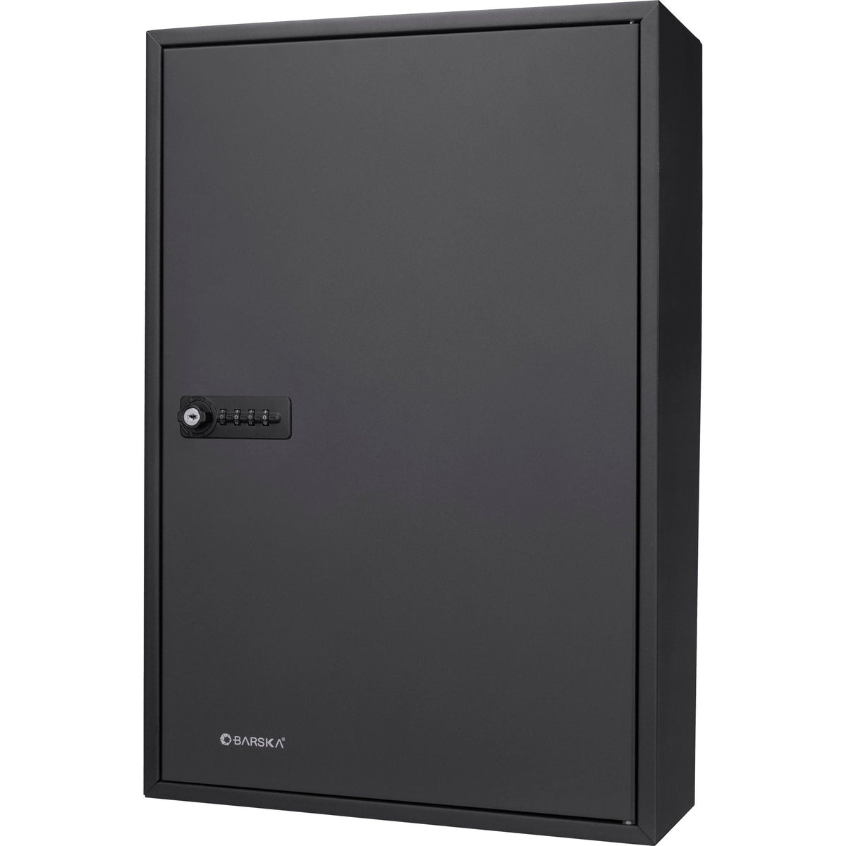 Adjustable Key Cabinet With Combination Lock - Black