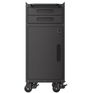 Rolling Tool Cabinet Heavy Duty Garage Storage With Lockable Doors