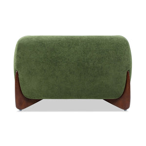 Sherpa Arm Chair with Removable Cushion - Black, White, Dark Green
