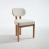 Dining Chairs with Ergonomic Backrest and Adjustable Feet - Set of 2