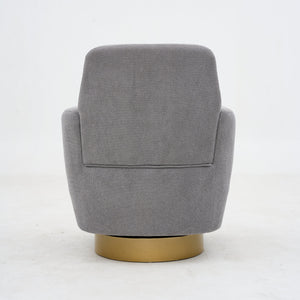 360 Degree Rotation Armchair Cotton Linen