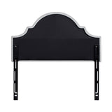 Catherine Upholstered Queen HeadboardLight Grey Polyester