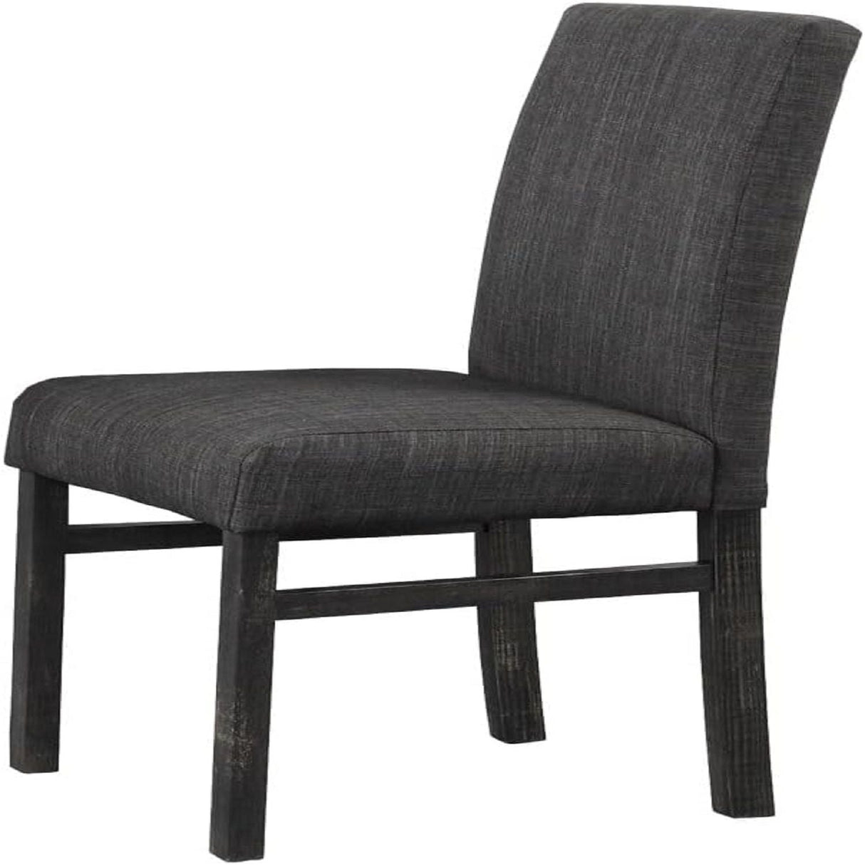 5 Piece Transitional Dining Set With Table And Upholstered Chairs