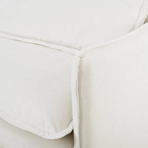Double-Layer Cushion Modular Sofa 4-Seater with Storage Function