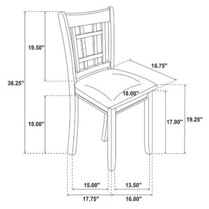 Lattice Back Side Chairs (Set of 2)