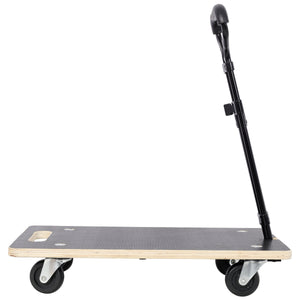 Heavy Duty Wooden Rectangle Moving Dolly