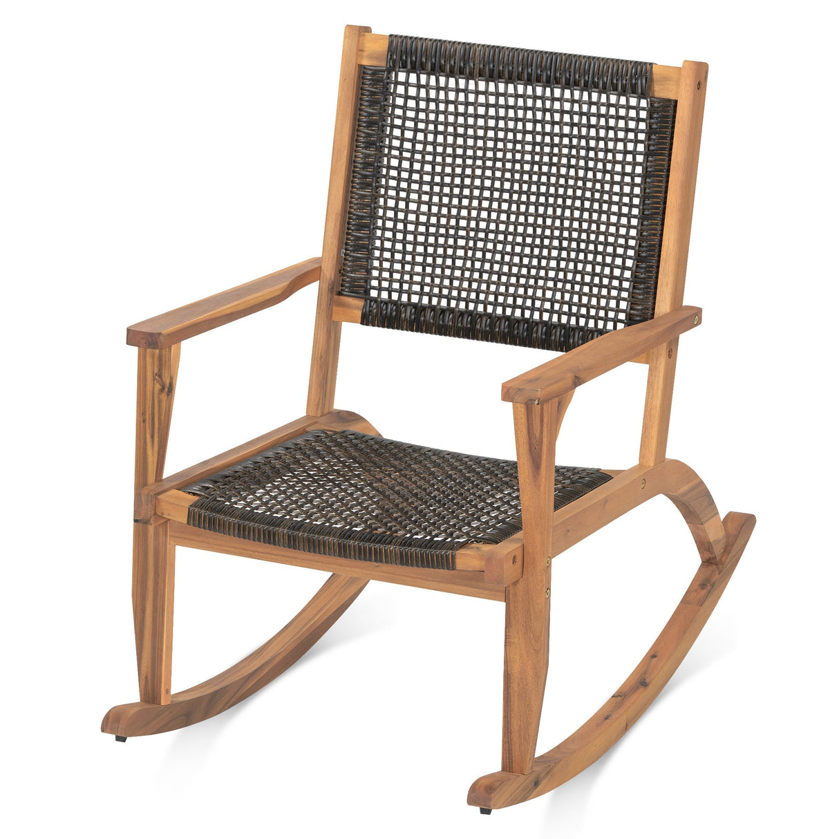 GO 2 Pieces Patio Rocking Chair Set