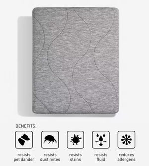 BedGear AIR-X Mattress Protector - Grey, Split Cal King (2pc)