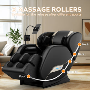 2024 Massage Chair Recliner with Zero Gravity & Full Body Air Pressure