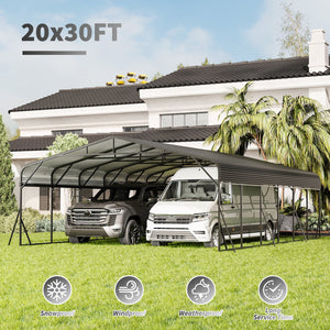 Heavy Duty Carport Canopy 20'X30'