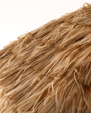 8' Thatched Patio Tiki Umbrella with Tilt - Brown