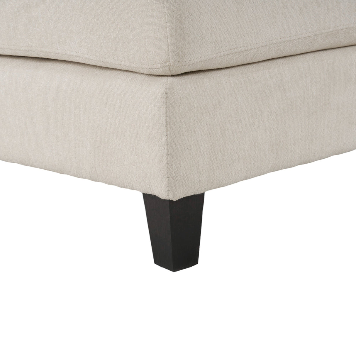The Ashely Reversible Chenille Sectional Sofa with USB Charging Ports and Convertible Ottoman