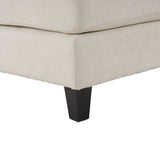 The Ashely Reversible Chenille Sectional Sofa with USB Charging Ports and Convertible Ottoman