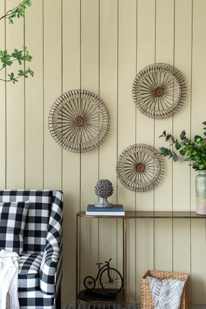 Set of 3 Jennings Metal Discs Wall Decor