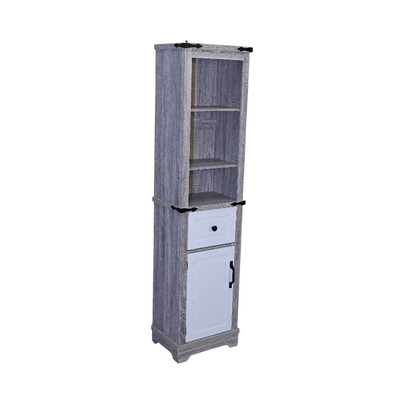 Narrow Bathroom Storage Cabinet with Adjustable Shelves