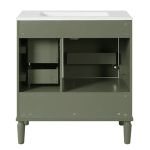 Traditional Bathroom Vanity Set With Soft Close Doors