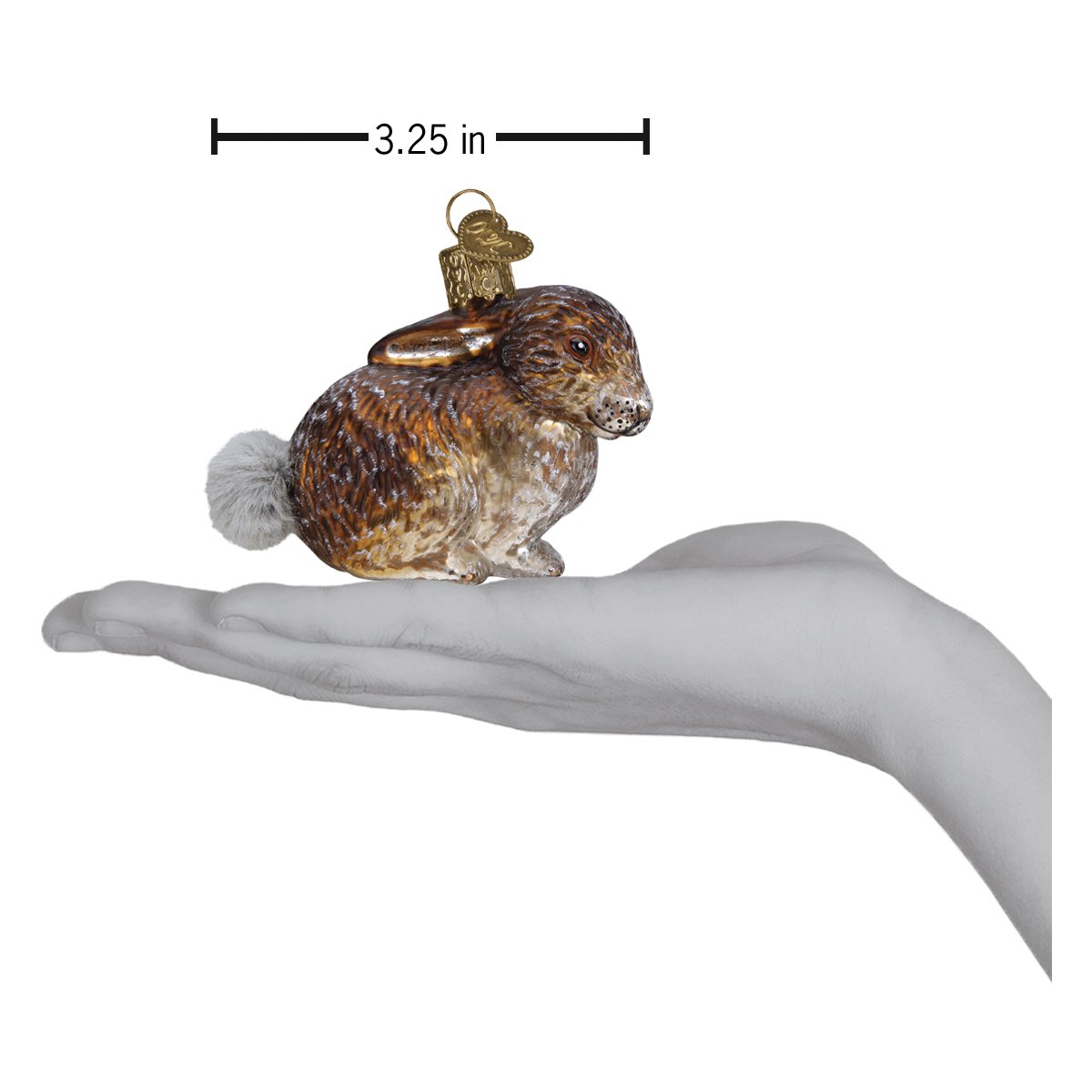 Vintage Cottontail Bunny Ornament