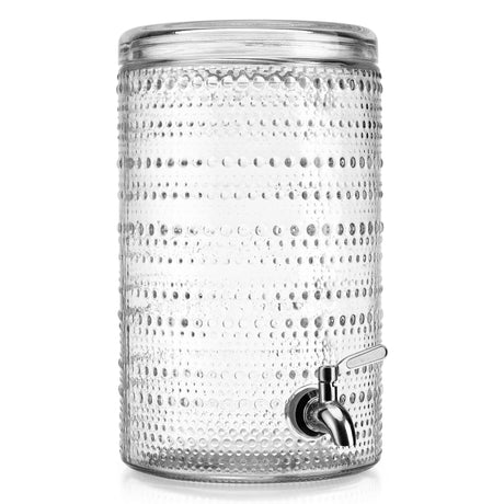 Hobnail-Beverage-Dispenser-With-Lid-Bar-&-Beverage-Accessories