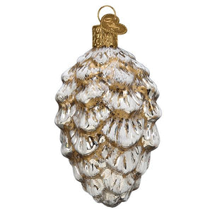 Vintage Ponderosa Pine Cone Christmas Ornament