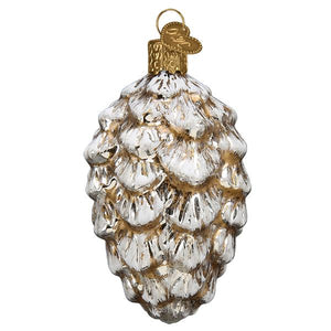 Vintage Ponderosa Pine Cone Christmas Ornament