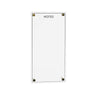 Acrylic dry erase notes board 13"h