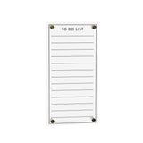 Acrylic dry erase to-do list 13"h