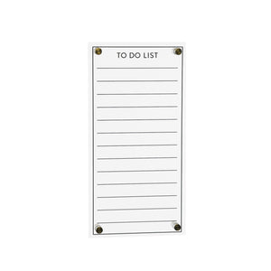Acrylic Dry Erase To-Do List 13"H