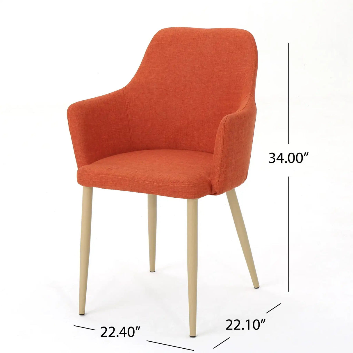 Elegant Dining Chair with Contoured Support