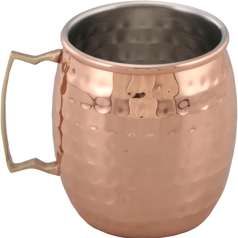 16 oz. Hammered Copper Moscow Mule Mugs (Set of 4)